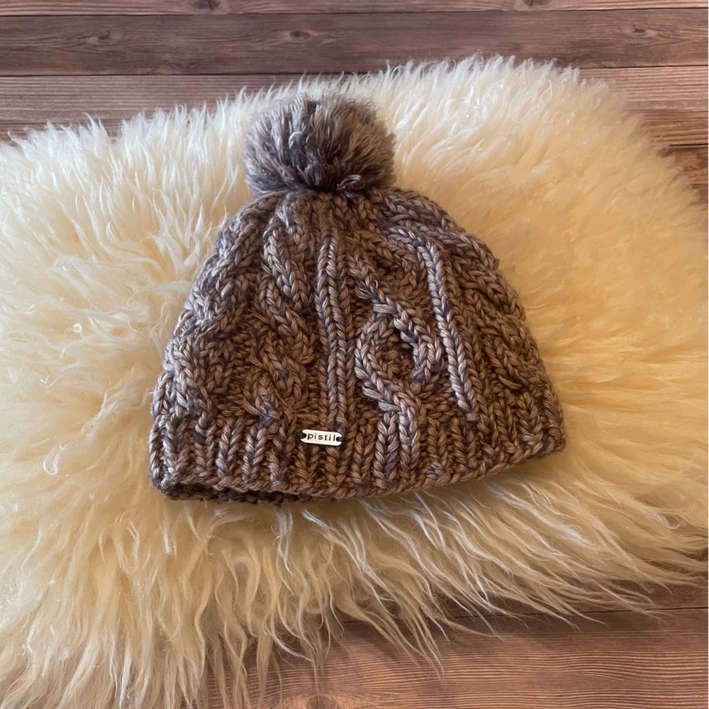 Pistil Chunky Yak Knit Pom-Pom Beanie